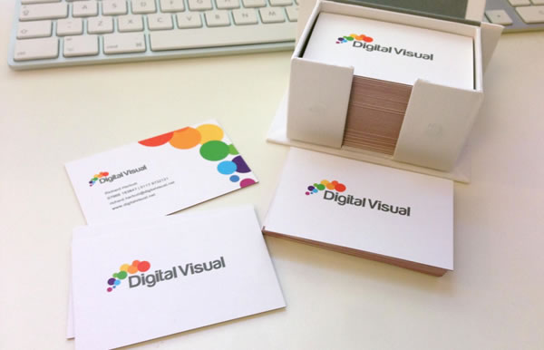 Digital Visual Web Design Business Cards